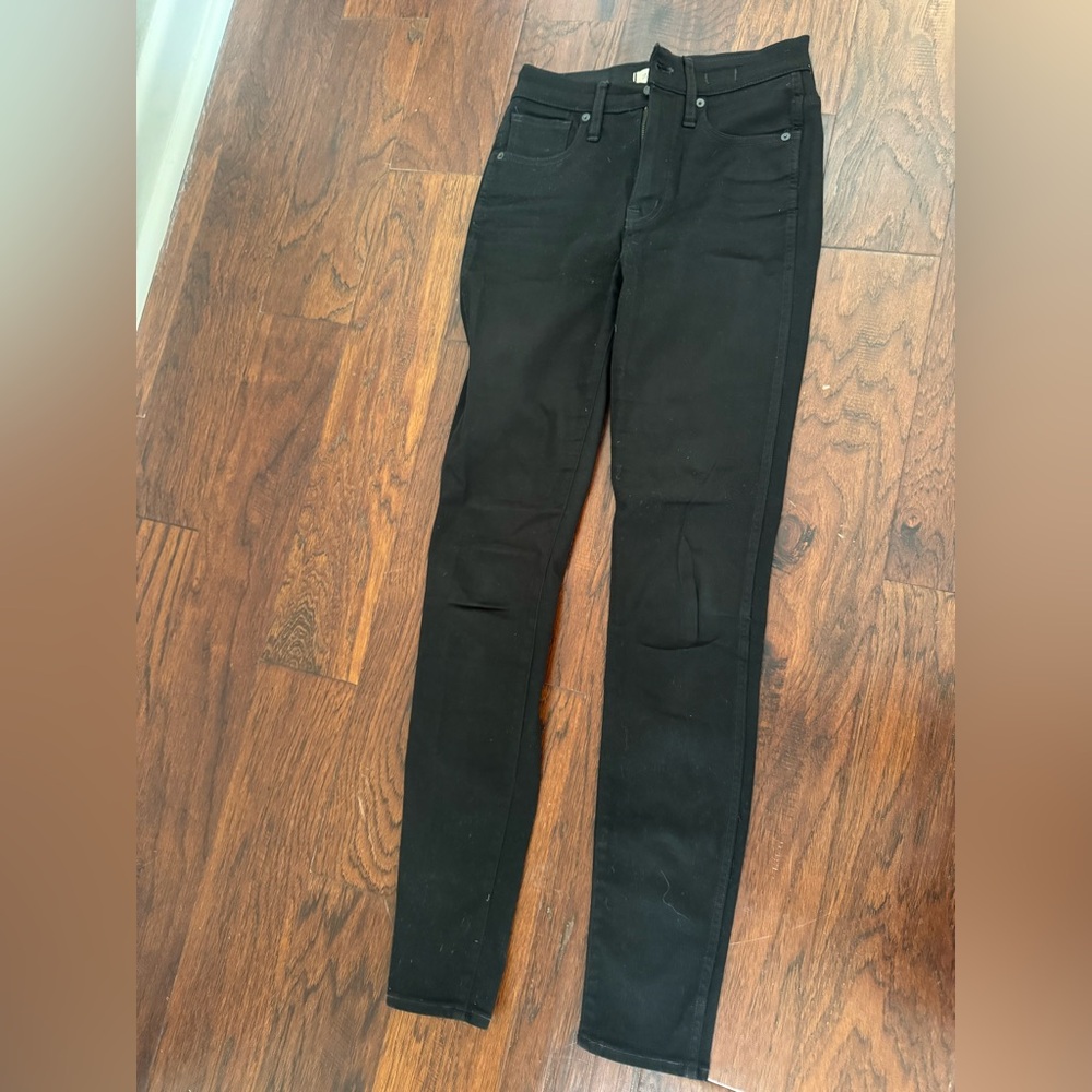 Black Madewell Skinny Jeans
